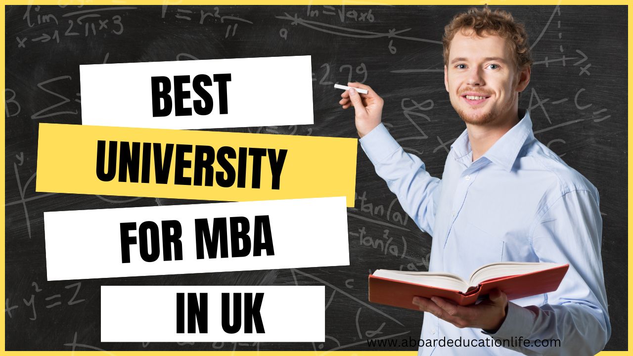 Best University for MBA in UK