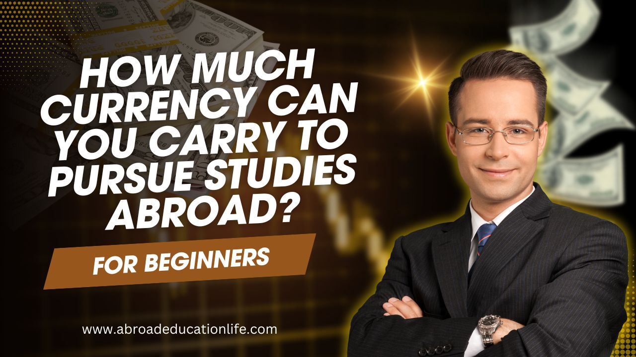 How Much Currency Can You Carry to Pursue Studies Abroad?